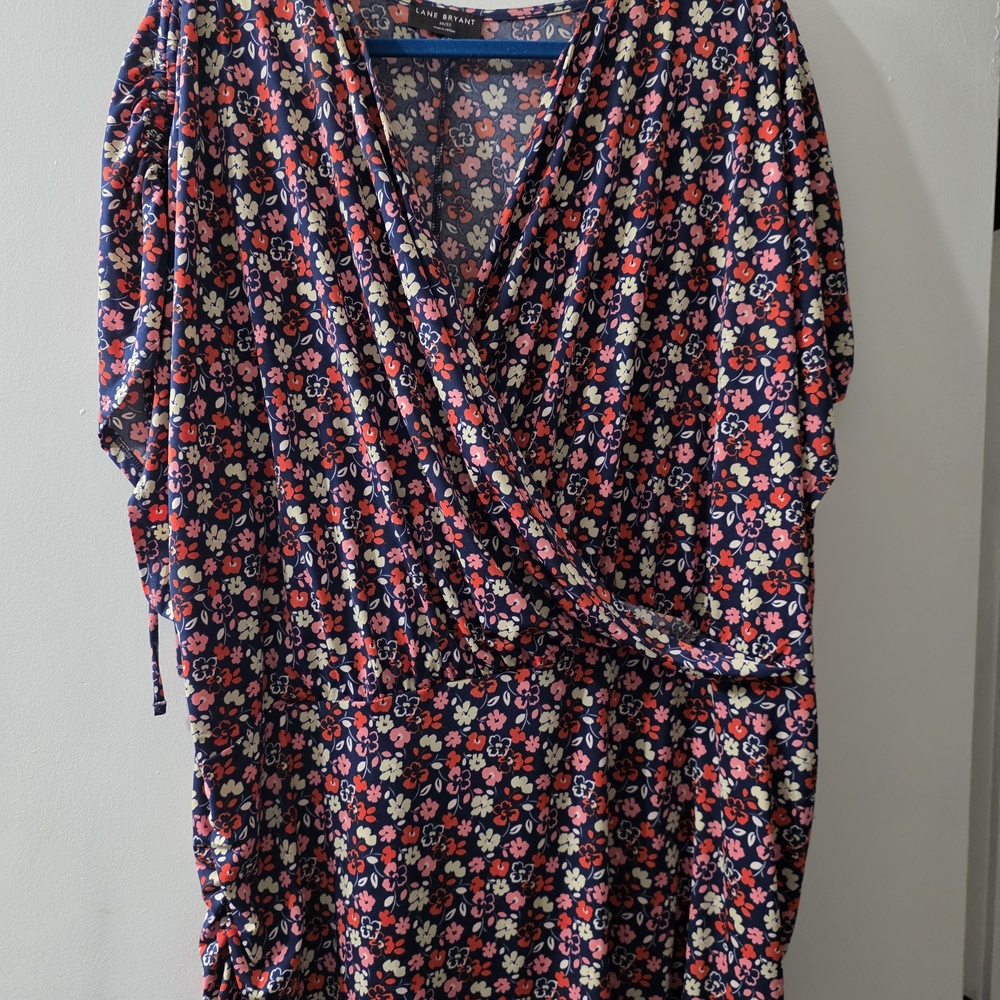 Floral Wrap Top